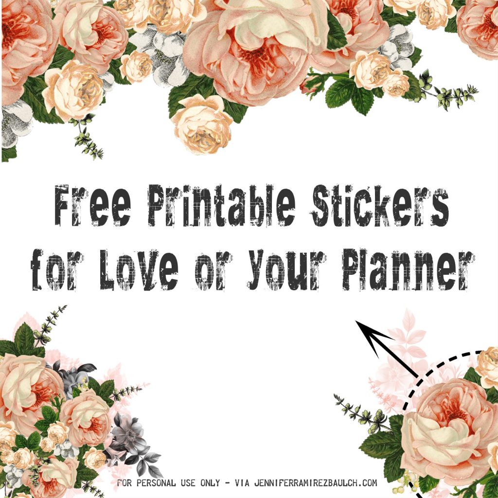 free printable planner stickers for love month jennifer ramirez baulch